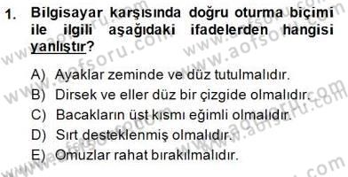 Bilgisayar 2 Dersi 2014 - 2015 Yılı (Final) Dönem Sonu Sınav Soruları 1. Soru