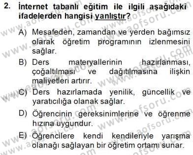 Bilgisayar 2 Dersi 2014 - 2015 Yılı (Final) Dönem Sonu Sınav Soruları 2. Soru