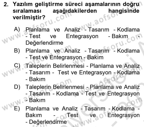 İleri Programlama 1 Dersi 2021 - 2022 Yılı (Final) Dönem Sonu Sınav Soruları 2. Soru