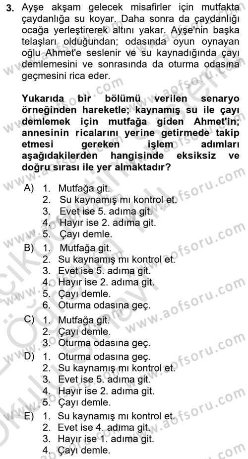 İleri Programlama 1 Dersi 2021 - 2022 Yılı Yaz Okulu Sınav Soruları 3. Soru