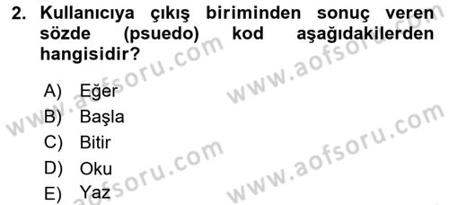 İleri Programlama 1 Dersi 2023 - 2024 Yılı (Vize) Ara Sınav Soruları 2. Soru