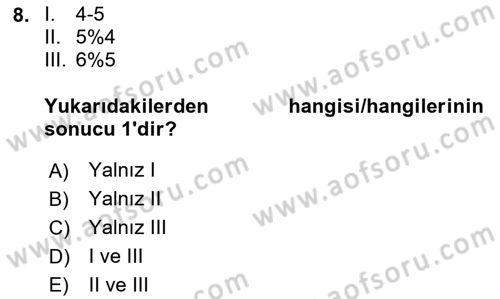 İleri Programlama 1 Dersi 2023 - 2024 Yılı Yaz Okulu Sınav Soruları 8. Soru