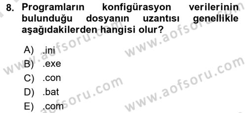 İleri Programlama 1 Dersi 2025 - 2026 Yılı (Final) Dönem Sonu Sınav Soruları 8. Soru