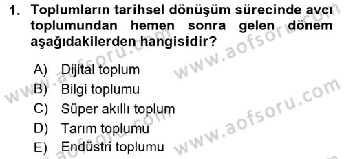 Dijital Dönüşüm Dersi 2023 - 2024 Yılı (Final) Dönem Sonu Sınav Soruları 1. Soru