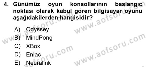 Dijital Dönüşüm Dersi 2024 - 2025 Yılı (Vize) Ara Sınavı 4. Soru