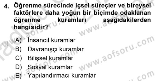 Dijital Dönüşüm Dersi 2024 - 2025 Yılı Yaz Okulu Sınav Soruları 4. Soru