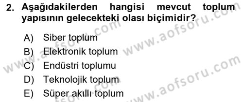 Dijital Dönüşüm Dersi 2025 - 2026 Yılı (Final) Dönem Sonu Sınav Soruları 2. Soru