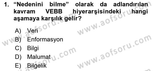 Temel Bilgi Teknolojileri Dersi 2023 - 2024 Yılı Yaz Okulu Sınav Soruları 1. Soru