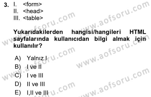 Web Arayüz Programlama Dersi 2022 - 2023 Yılı (Vize) Ara Sınav Soruları 3. Soru