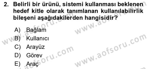 Mobil Uygulama Geliştirme Dersi 2025 - 2026 Yılı (Final) Dönem Sonu Sınav Soruları 2. Soru