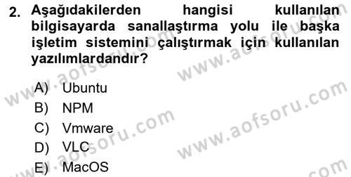 Unix Sistem Yönetimi Dersi 2023 - 2024 Yılı (Final) Dönem Sonu Sınav Soruları 2. Soru