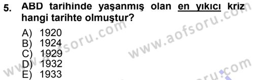 Bankacılık Ve Sigortacılığa Giriş Dersi 2012 - 2013 Yılı (Final) Dönem Sonu Sınav Soruları 5. Soru