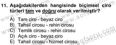 Bankacılık Hizmet Ürünleri Dersi 2012 - 2013 Yılı (Vize) Ara Sınav Soruları 11. Soru