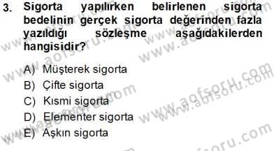 Bankacılık Hizmet Ürünleri Dersi 2014 - 2015 Yılı (Final) Dönem Sonu Sınav Soruları 3. Soru