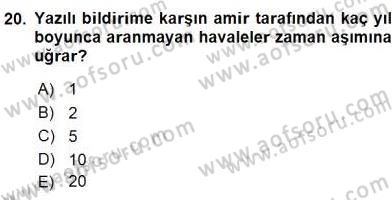 Bankacılık Hizmet Ürünleri Dersi 2015 - 2016 Yılı (Vize) Ara Sınav Soruları 20. Soru
