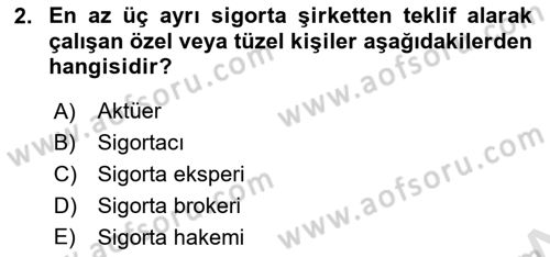Bankacılık Hizmet Ürünleri Dersi 2024 - 2025 Yılı (Final) Dönem Sonu Sınav Soruları 2. Soru