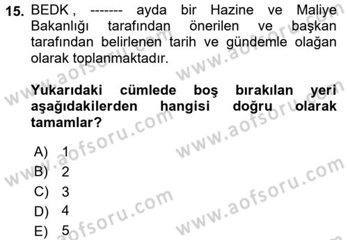 Hayat Sigortaları Ve Bireysel Emeklilik Sistemi Dersi 2022 - 2023 Yılı (Final) Dönem Sonu Sınav Soruları 15. Soru
