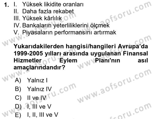 Hayat Dışı Sigortalar Dersi Yaz Okulu Sınavı Deneme Sınav Soruları 1. Soru