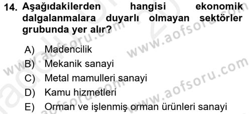 Portföy Yönetimi Dersi 2017 - 2018 Yılı 3 Ders Sınav Soruları 14. Soru