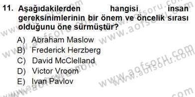 Büro Yönetimi Dersi 2012 - 2013 Yılı (Final) Dönem Sonu Sınav Soruları 11. Soru