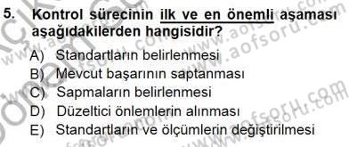 Büro Yönetimi Dersi 2012 - 2013 Yılı (Final) Dönem Sonu Sınav Soruları 5. Soru