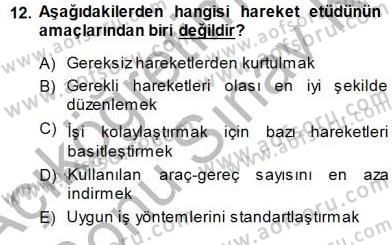 Büro Yönetimi Dersi 2013 - 2014 Yılı (Final) Dönem Sonu Sınav Soruları 12. Soru