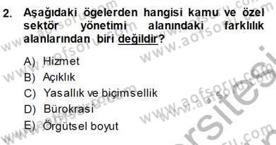 Büro Yönetimi Dersi 2013 - 2014 Yılı (Final) Dönem Sonu Sınav Soruları 2. Soru
