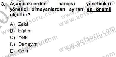Büro Yönetimi Dersi 2013 - 2014 Yılı (Final) Dönem Sonu Sınav Soruları 3. Soru