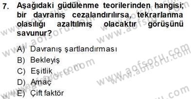 Büro Yönetimi Dersi 2013 - 2014 Yılı (Final) Dönem Sonu Sınav Soruları 7. Soru