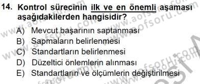 Büro Yönetimi Dersi 2014 - 2015 Yılı (Final) Dönem Sonu Sınav Soruları 14. Soru
