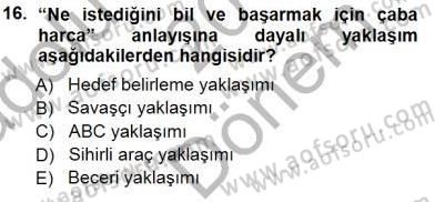 Büro Yönetimi Dersi 2014 - 2015 Yılı (Final) Dönem Sonu Sınav Soruları 16. Soru