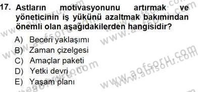 Büro Yönetimi Dersi 2014 - 2015 Yılı (Final) Dönem Sonu Sınav Soruları 17. Soru