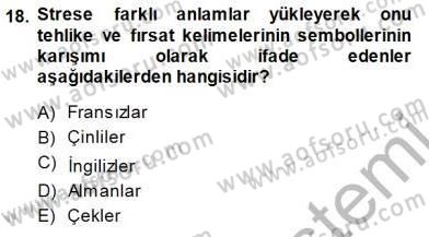 Büro Yönetimi Dersi 2014 - 2015 Yılı (Final) Dönem Sonu Sınav Soruları 18. Soru