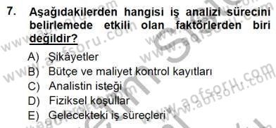 Büro Yönetimi Dersi 2014 - 2015 Yılı (Final) Dönem Sonu Sınav Soruları 7. Soru