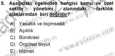 Büro Yönetimi Dersi 2015 - 2016 Yılı (Vize) Ara Sınav Soruları 5. Soru