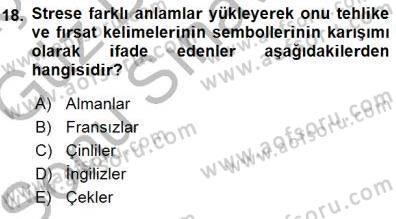 Büro Yönetimi Dersi 2015 - 2016 Yılı (Final) Dönem Sonu Sınav Soruları 18. Soru
