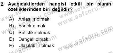Büro Yönetimi Dersi 2015 - 2016 Yılı (Final) Dönem Sonu Sınav Soruları 2. Soru