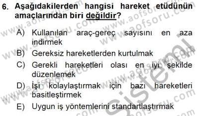 Büro Yönetimi Dersi 2015 - 2016 Yılı (Final) Dönem Sonu Sınav Soruları 6. Soru