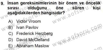 Büro Yönetimi Dersi 2015 - 2016 Yılı (Final) Dönem Sonu Sınav Soruları 9. Soru