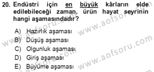 Bürolarda Temel Kavramlar Dersi 2018 - 2019 Yılı (Vize) Ara Sınav Soruları 20. Soru