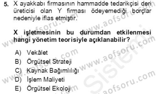 Bürolarda Temel Kavramlar Dersi Ara Sınavı Deneme Sınav Soruları 5. Soru