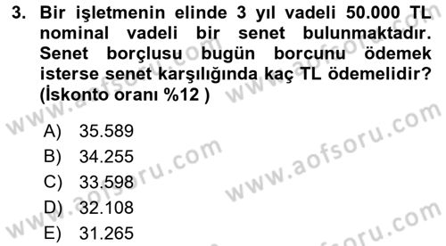 Bürolarda Temel Kavramlar Dersi 2019 - 2020 Yılı (Final) Dönem Sonu Sınav Soruları 3. Soru