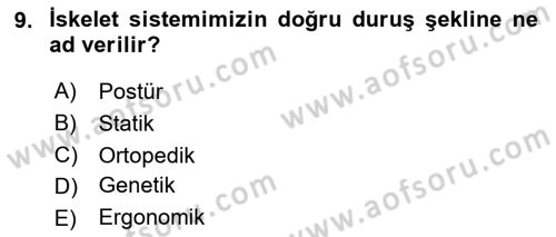 Bürolarda Temel Kavramlar Dersi 2019 - 2020 Yılı (Final) Dönem Sonu Sınav Soruları 9. Soru