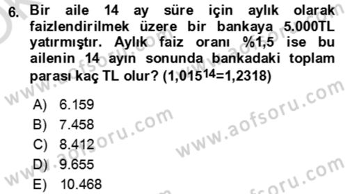Bürolarda Temel Kavramlar Dersi 2020 - 2021 Yılı Yaz Okulu Sınav Soruları 6. Soru