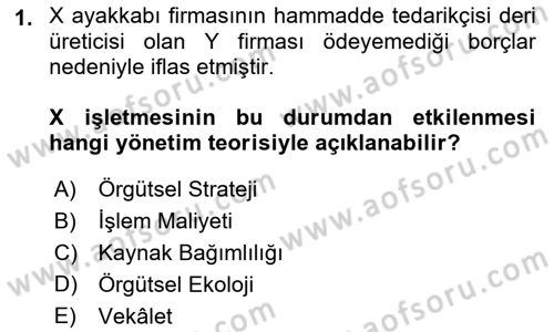 Bürolarda Temel Kavramlar Dersi 2021 - 2022 Yılı (Final) Dönem Sonu Sınav Soruları 1. Soru