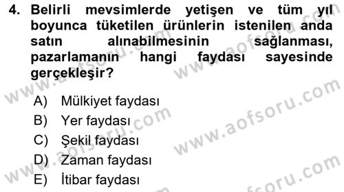 Bürolarda Temel Kavramlar Dersi 2022 - 2023 Yılı (Final) Dönem Sonu Sınav Soruları 4. Soru