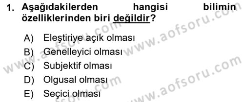Bürolarda Temel Kavramlar Dersi 2023 - 2024 Yılı (Final) Dönem Sonu Sınav Soruları 1. Soru