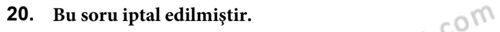 Bürolarda Temel Kavramlar Dersi 2023 - 2024 Yılı (Final) Dönem Sonu Sınav Soruları 20. Soru