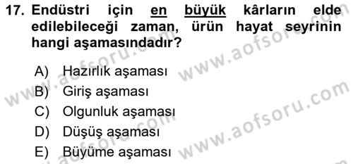 Bürolarda Temel Kavramlar Dersi Ara Sınavı Deneme Sınav Soruları 17. Soru