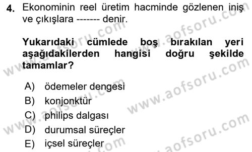 İş Hayatında Standartlar Dersi 2018 - 2019 Yılı Yaz Okulu Sınav Soruları 4. Soru